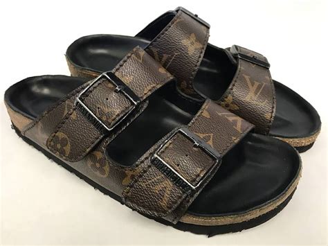 louis vuitton and birkenstock|Louis Vuitton sandals price list.